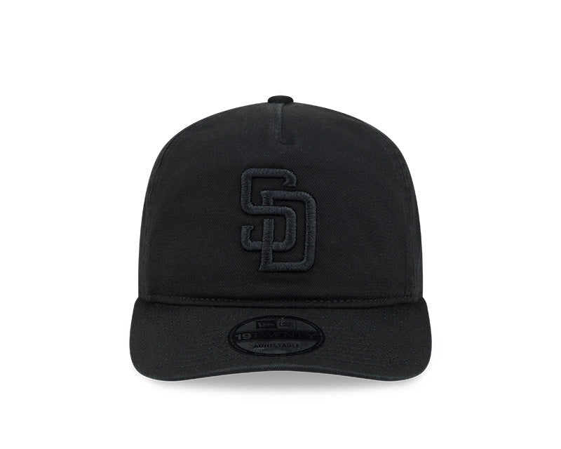 San Diego Padres Blackout New Era 19TWENTY Snapback Hat