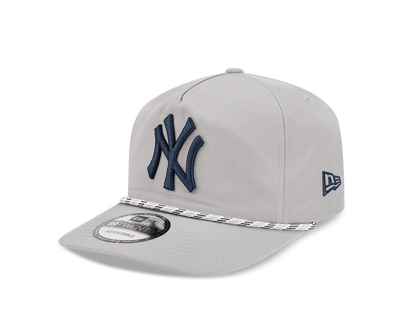New York Yankees Gray & Navy New Era 19TWENTY Adjustable Rope Hat