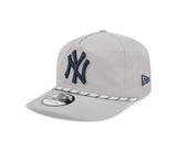 New York Yankees Gray & Navy New Era 19TWENTY Adjustable Rope Hat