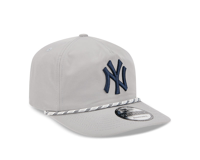 New York Yankees Gray & Navy New Era 19TWENTY Adjustable Rope Hat