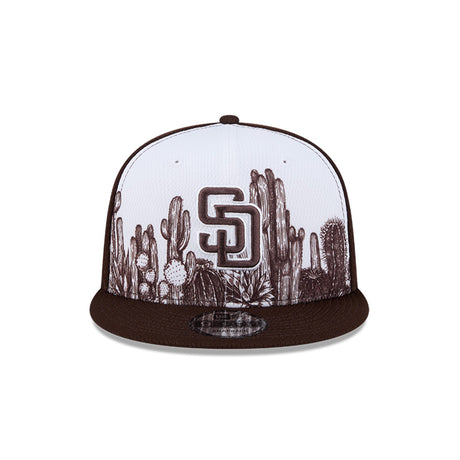 San Diego Padres 2026 Spring Training Brown & White 9FIFTY Snapback Hat