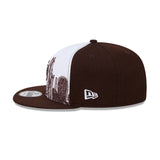 San Diego Padres 2026 Spring Training Brown & White 9FIFTY Snapback Hat