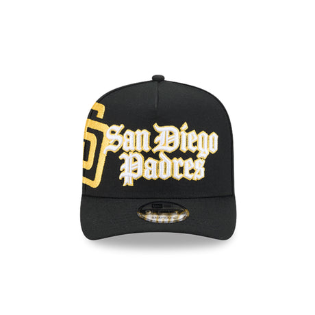 San Diego Padres MLB Proud Black & Gold 9FIFTY A-Frame Snapback Hat