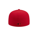 Los Angeles Angels Basic Scarlet Red 59FIFTY Fitted Hat