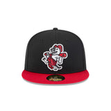 Arkansas Travelers Batting Practice Black 59FIFTY Fitted Hat