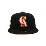Los Angeles Angels Black Flame CA 59FIFTY Fitted