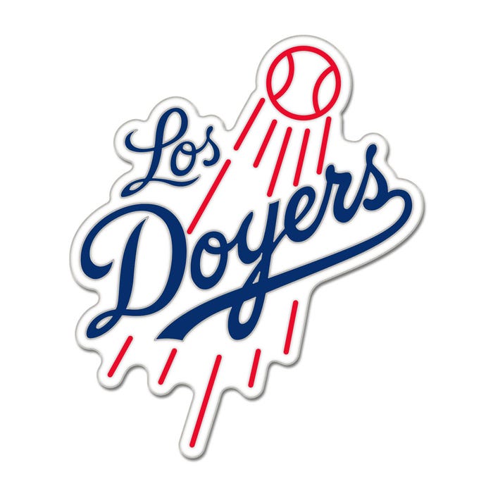 Los Angeles Dodgers "Los Doyers" Collector Enamel Pin