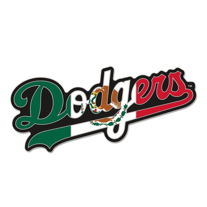 Los Angeles Dodgers Mexico Heritage Collector Enamel Pin
