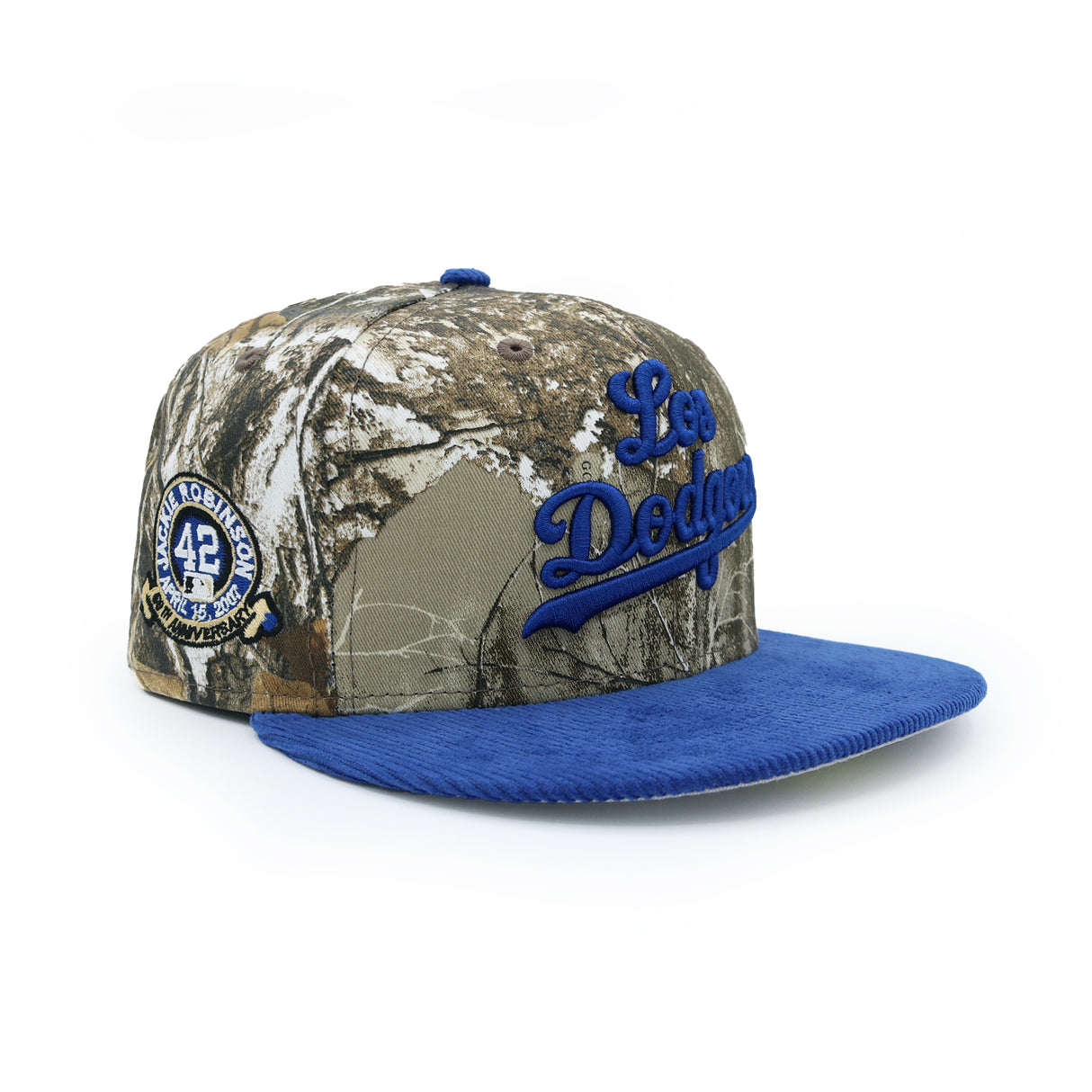 Los Angeles Dodgers Blue Cord REALTREE® 59FIFTY Fitted