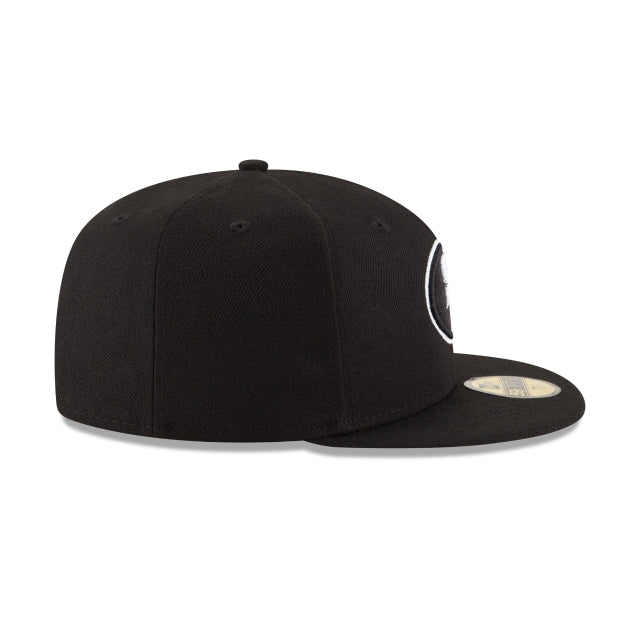 San Francisco 49ers Black & White 59FIFTY Fitted