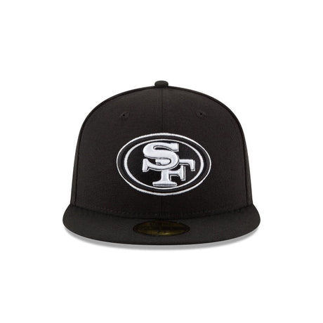 San Francisco 49ers Black & White 59FIFTY Fitted