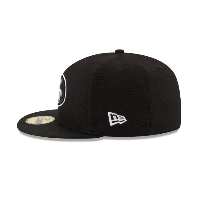 San Francisco 49ers Black & White 59FIFTY Fitted