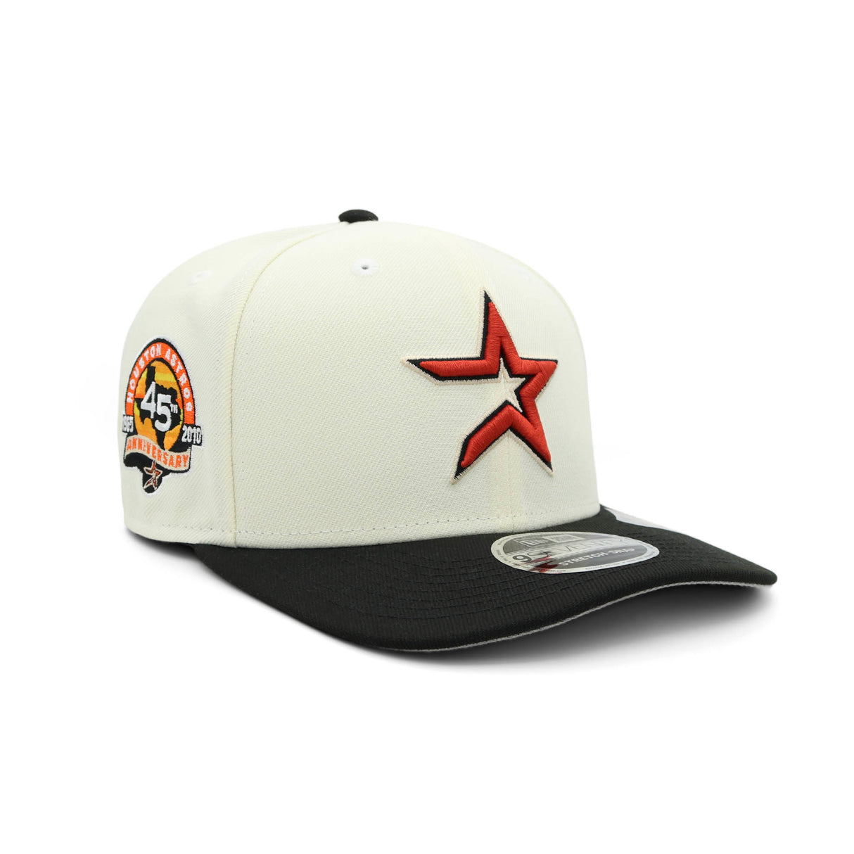 Houston Astros Black and Bone 9SEVENTY A-Frame Snapback