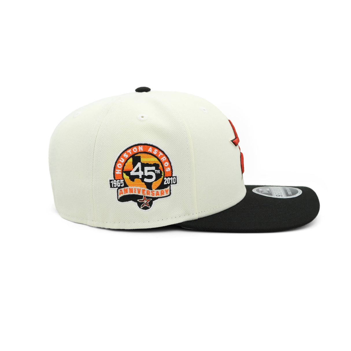 Houston Astros Black and Bone 9SEVENTY A-Frame Snapback