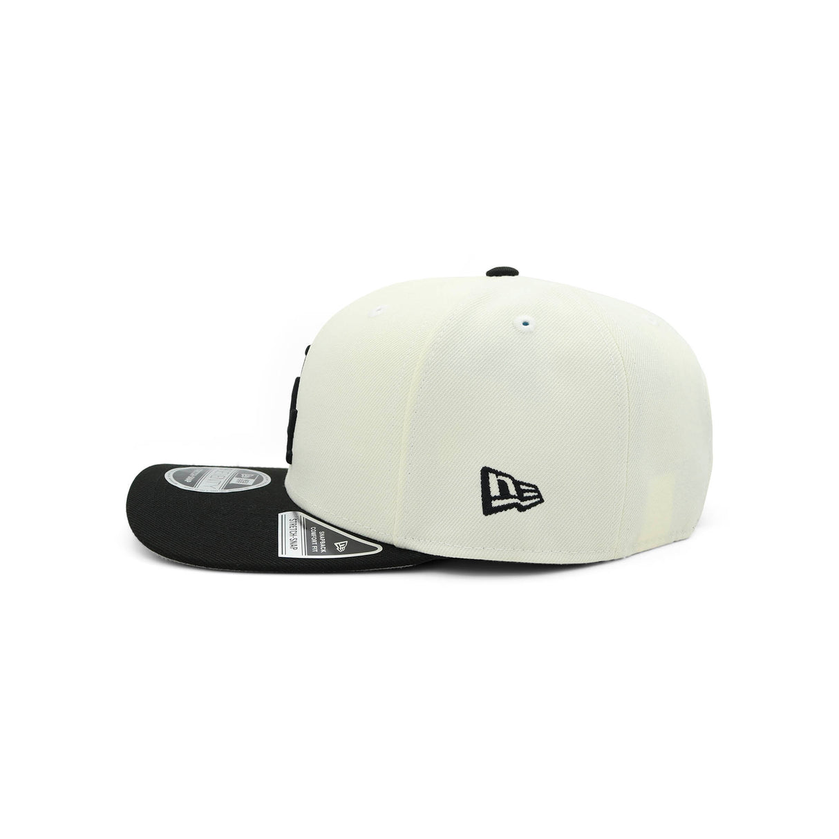 Los Angeles Dodgers Black and Bone 9SEVENTY A-Frame  Snapback