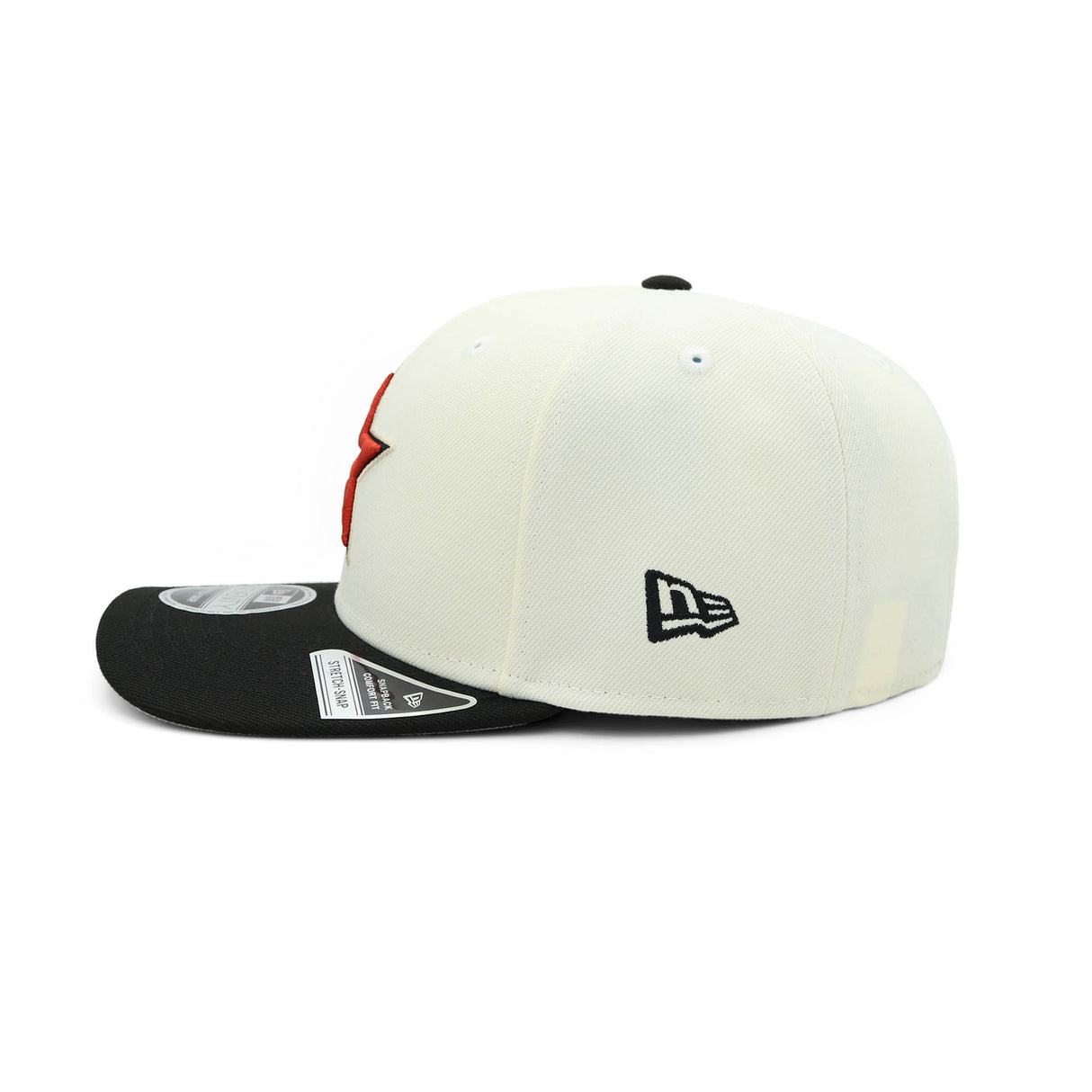 Houston Astros Black and Bone 9SEVENTY A-Frame Snapback