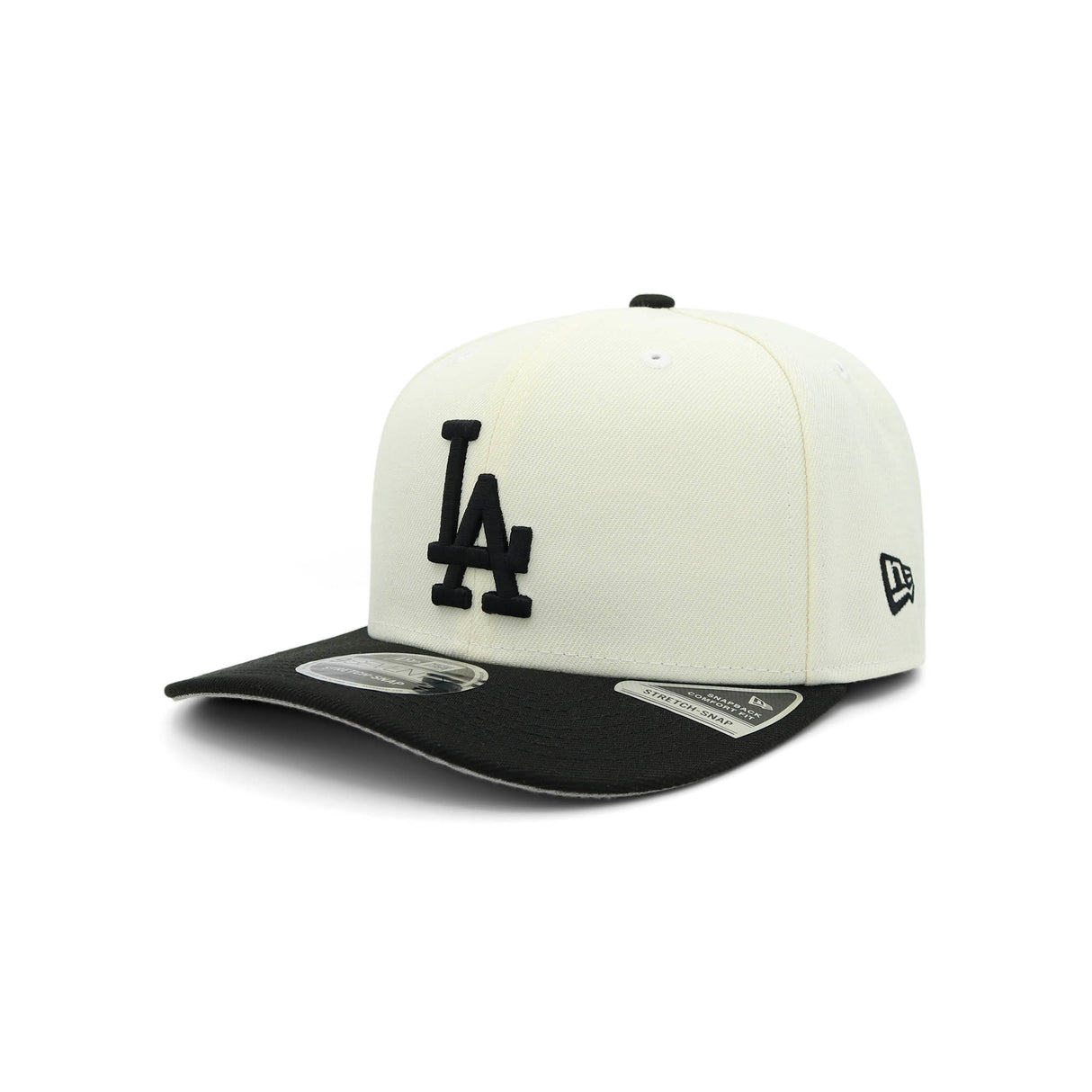 Los Angeles Dodgers Black and Bone 9SEVENTY A-Frame  Snapback
