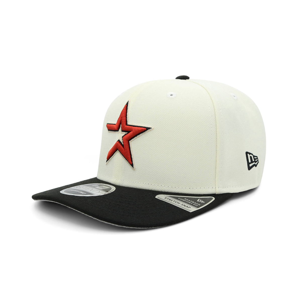 Houston Astros Black and Bone 9SEVENTY A-Frame Snapback