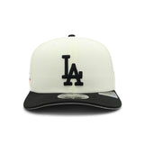Los Angeles Dodgers Black and Bone 9SEVENTY A-Frame  Snapback