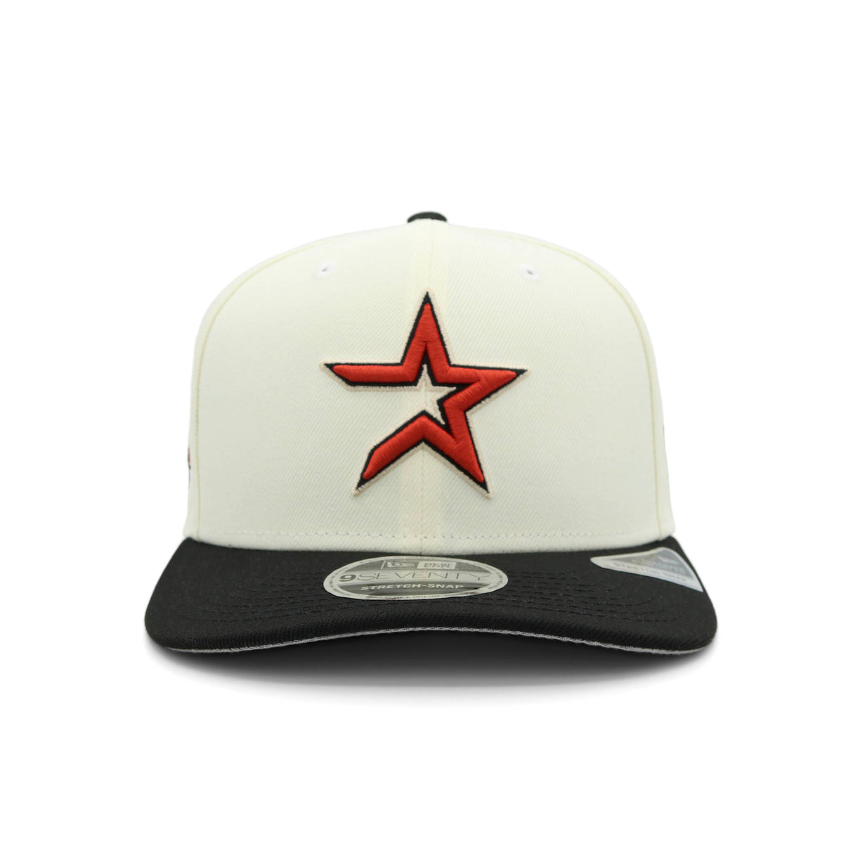 Houston Astros Black and Bone 9SEVENTY A-Frame Snapback