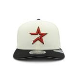 Houston Astros Black and Bone 9SEVENTY A-Frame Snapback