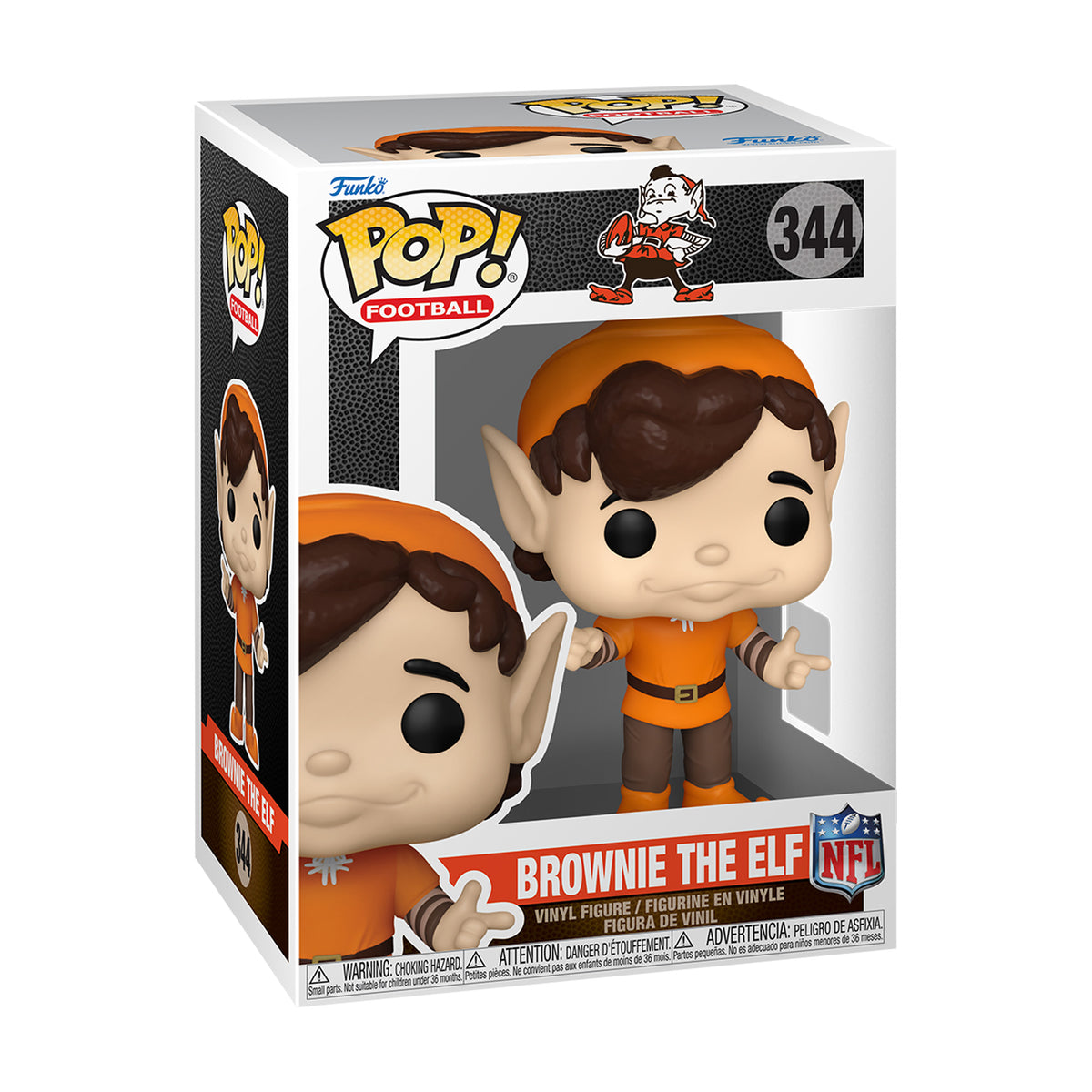 Cleveland Browns Brownie the Elf Funko Pop! Football #344