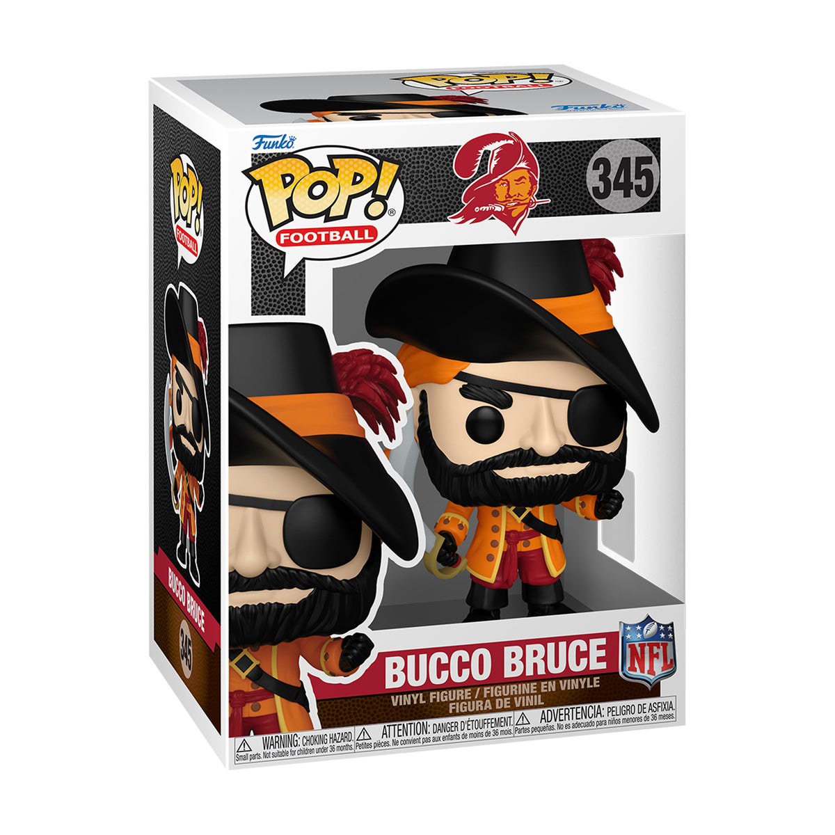 Tampa Bay Buccaneers Bucco Bruce Funko Pop! Football #345
