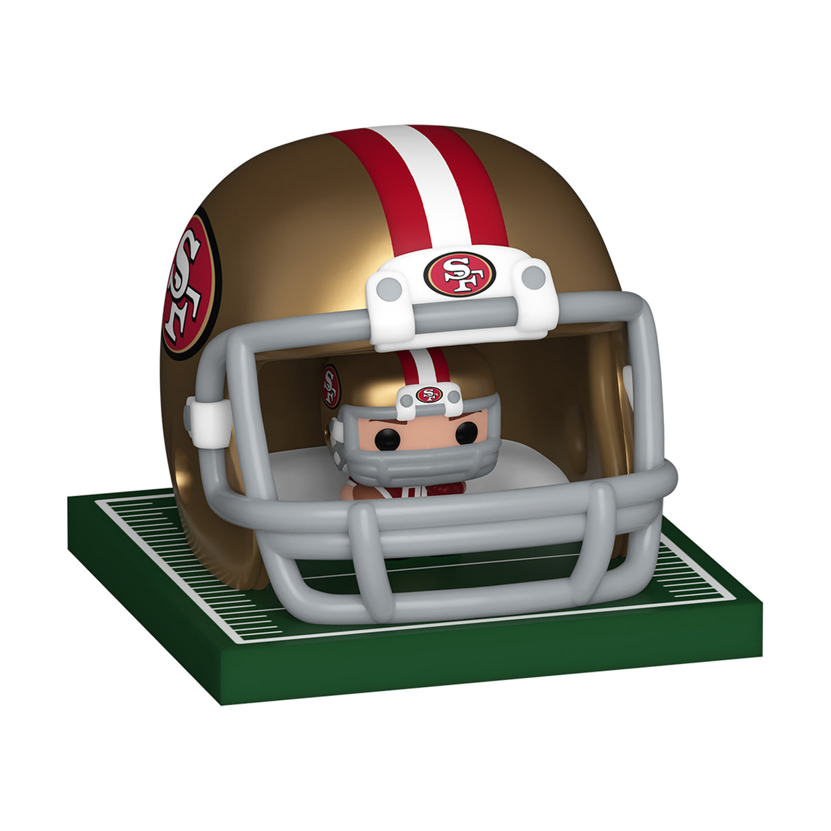 San Francisco 49ers Bitty Pop! Helmet & Player
