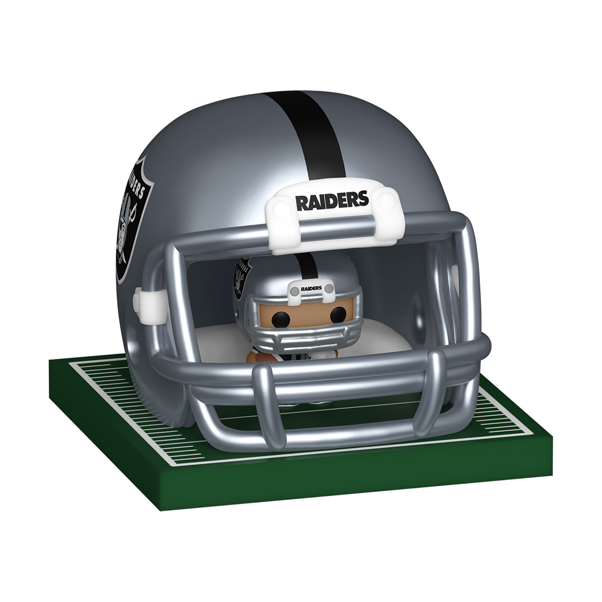 Las Vegas Raiders Bitty Pop! Helmet & Player