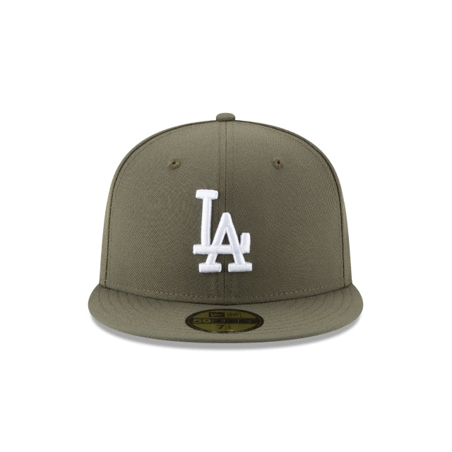 Los Angeles Dodgers Olive Basic 59FIFTY Fitted