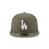 Los Angeles Dodgers Olive Basic 59FIFTY Fitted