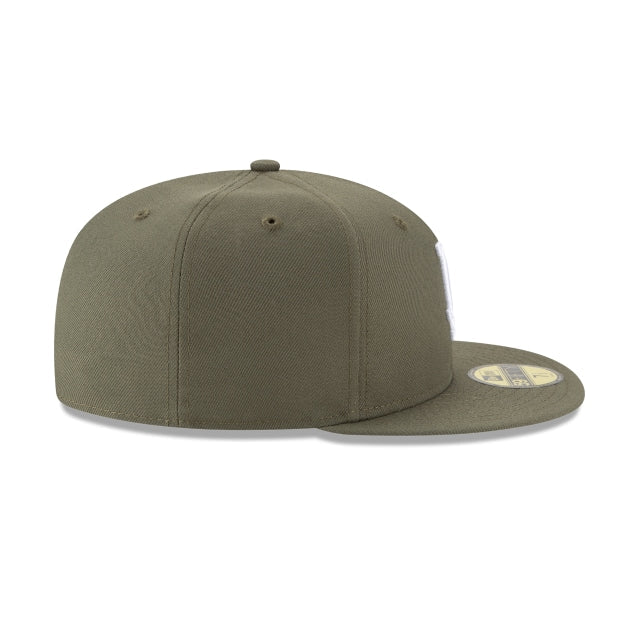 Los Angeles Dodgers Olive Basic 59FIFTY Fitted