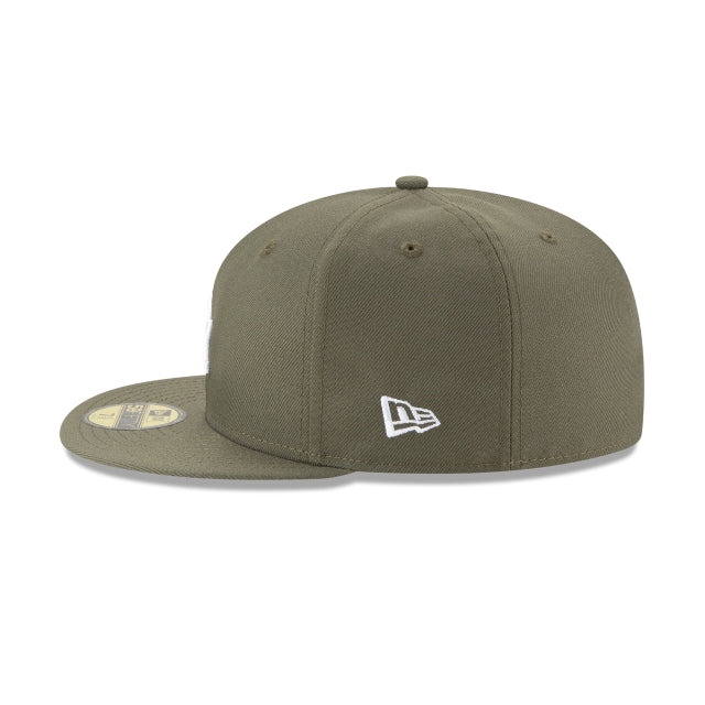 Los Angeles Dodgers Olive Basic 59FIFTY Fitted