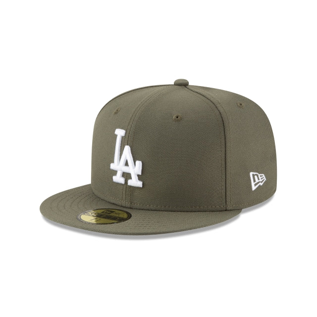 Los Angeles Dodgers Olive Basic 59FIFTY Fitted