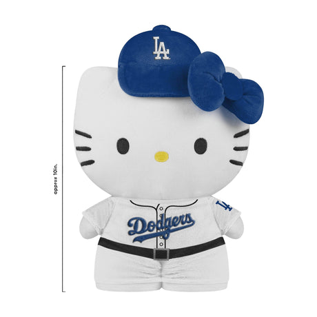 Los Angeles Dodgers Hello Kitty Blue Bow 10" Jersey Plush