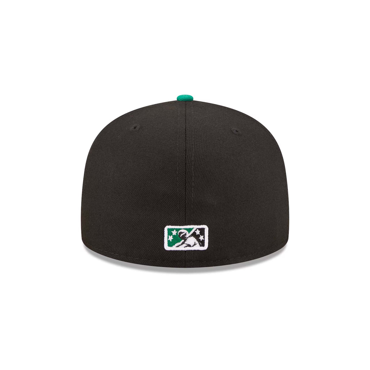 Down East Wood Ducks New Era Black Authentic Collection 59FIFTY Fitted Hat