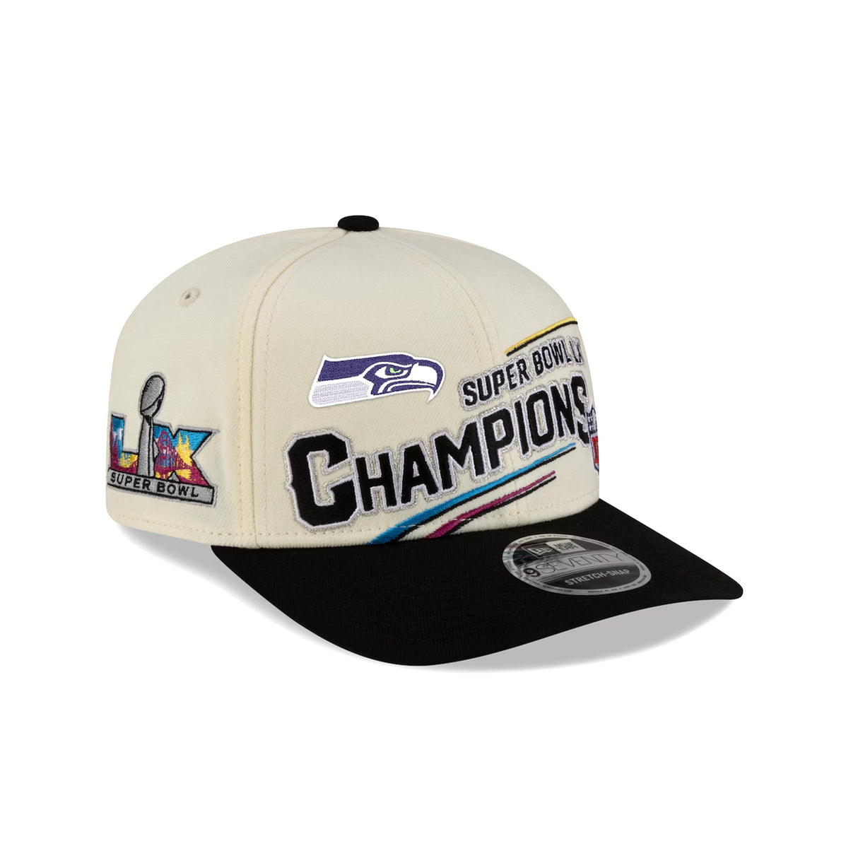 Seattle Seahawks Super Bowl LX Champions Locker Room 9SEVENTY Adjustable Hat