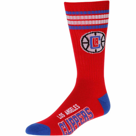 NBA 4-Stripe "Deuce" Performance Crew Socks - CHOOSE YOUR TEAM