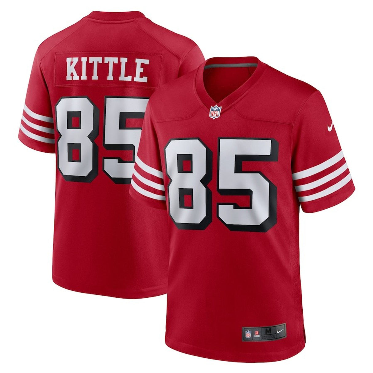 San Francisco 49ers George Kittle Scarlet Nike Alternate Game Player Jersey