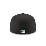 Seattle Mariners Black Aqua Shadow 59FIFTY Fitted Hat