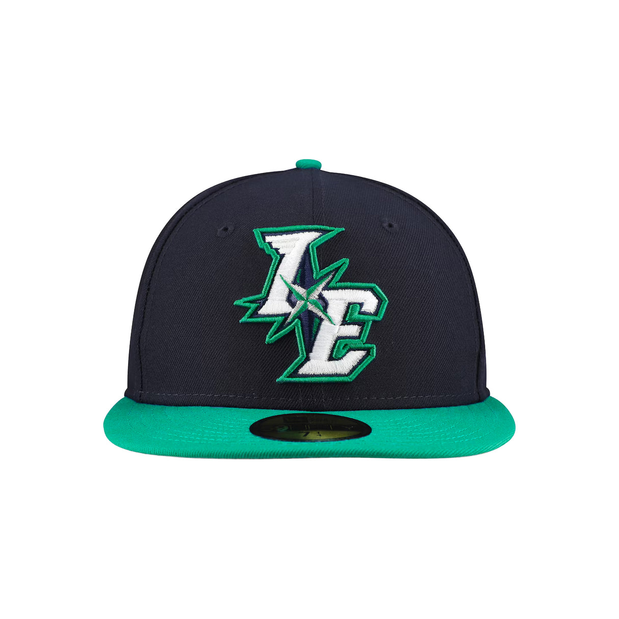 Inland Empire 66ers Green Authentic Collection Navy Green 59FIFTY Fitted Hat