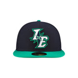 Inland Empire 66ers Green Authentic Collection Navy Green 59FIFTY Fitted Hat