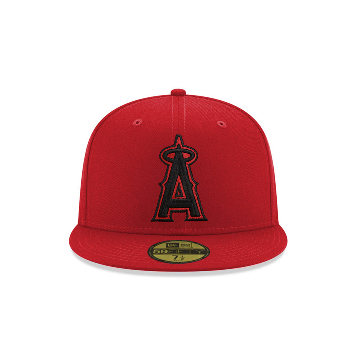 Los Angeles Angels Basic Scarlet Red 59FIFTY Fitted Hat
