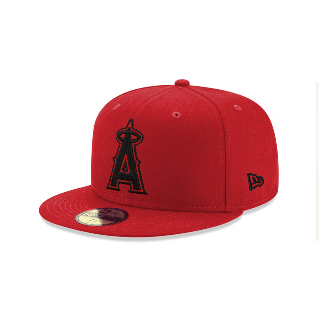 Los Angeles Angels Basic Scarlet Red 59FIFTY Fitted Hat