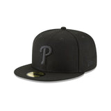 Philadelphia Phillies Black & Gray 59FIFTY Fitted Hat