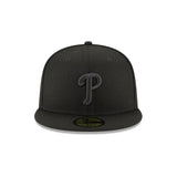 Philadelphia Phillies Black & Gray 59FIFTY Fitted Hat