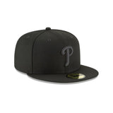 Philadelphia Phillies Black & Gray 59FIFTY Fitted Hat