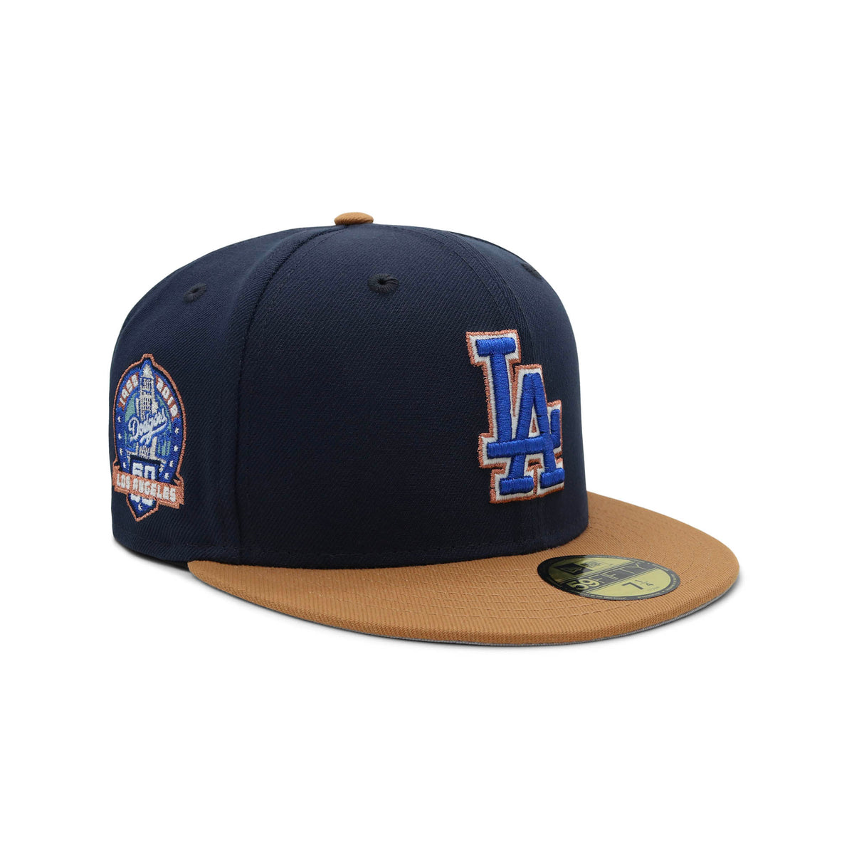Los Angeles Dodgers Bronze Navy 59FIFTY Fitted