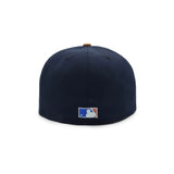 Los Angeles Dodgers Bronze Navy 59FIFTY Fitted