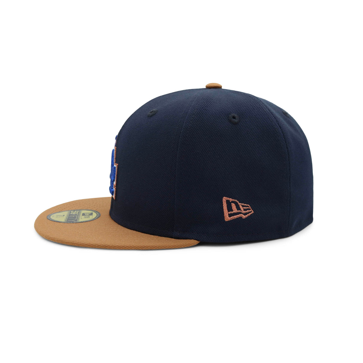 Los Angeles Dodgers Bronze Navy 59FIFTY Fitted